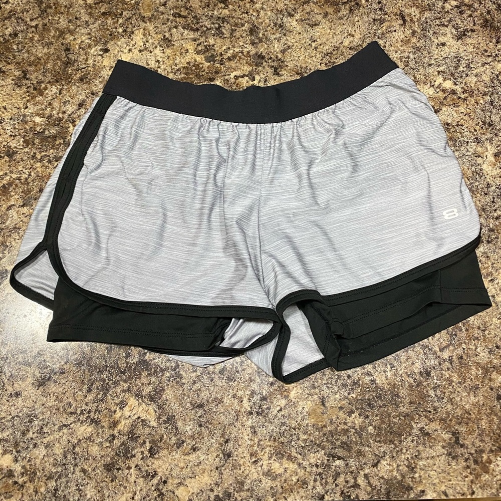 Layer 8 athletic shorts performance quick dry